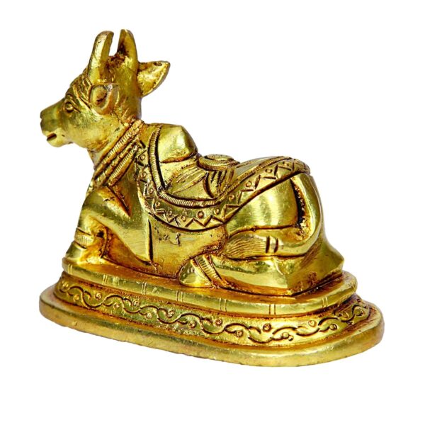 Brass Nandi Statue