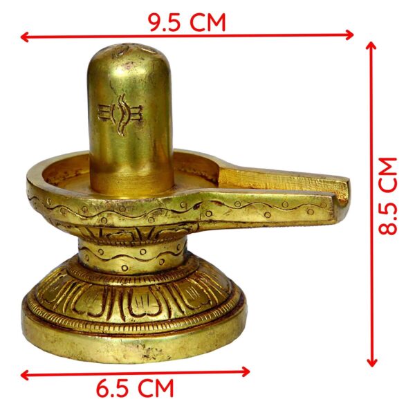 Shivlinga For Pooja With Nandi Brass