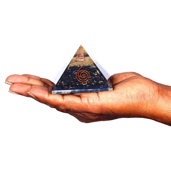 Black Tourmaline Orgone Pyramid