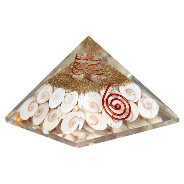 Gomati Chakra Orgonite Pyramid + Free Shipping - Aalayam Selveer