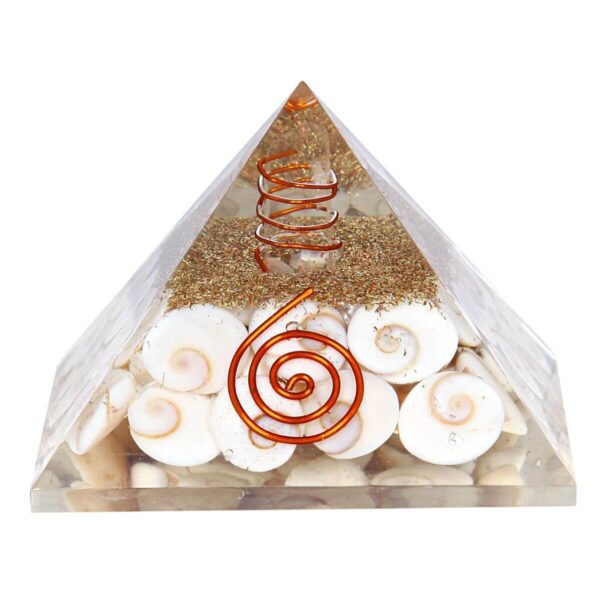 Gomati Chakra Orgonite Pyramid + Free Shipping - Aalayam Selveer