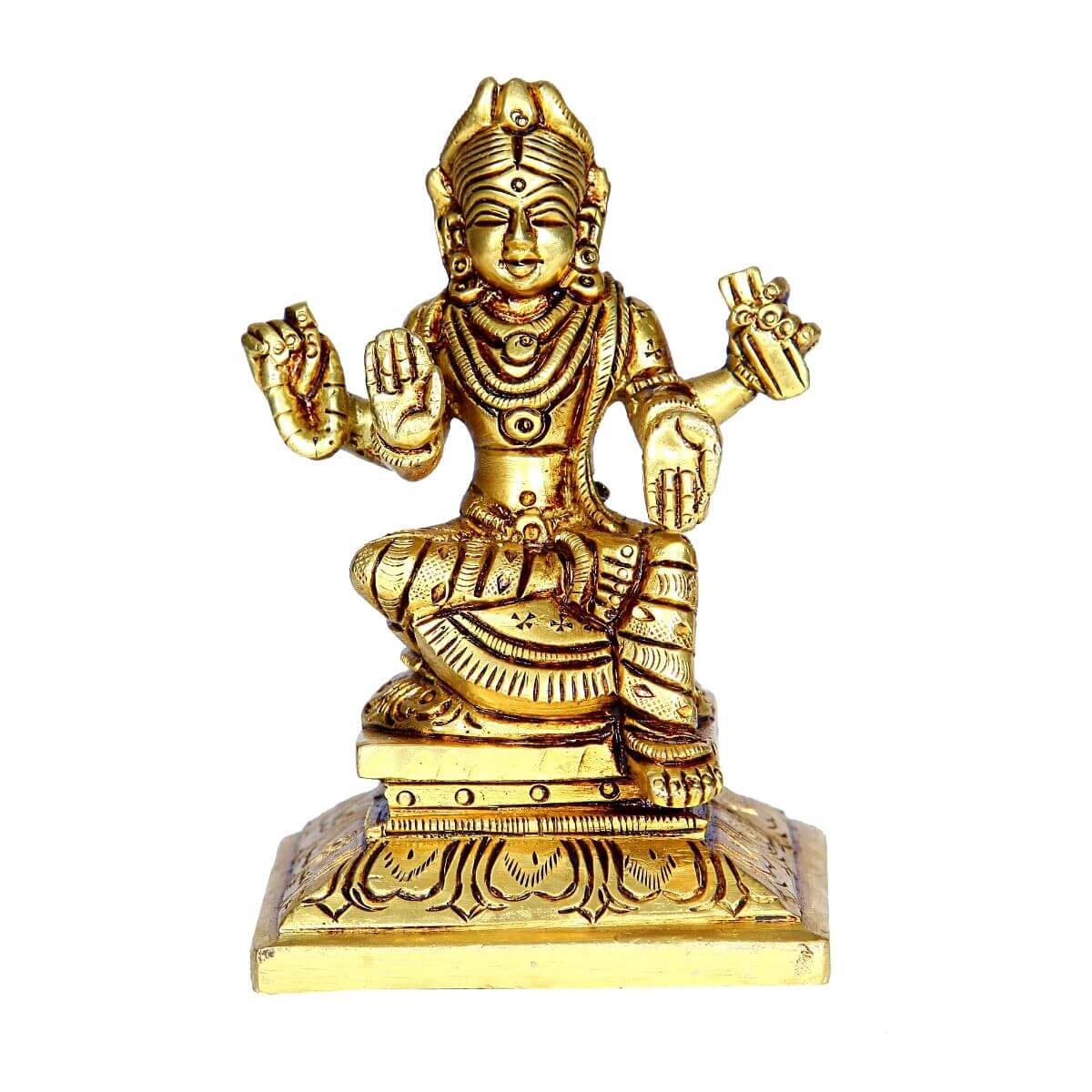 Balambigai Statue Small + Free Sree Yantra(2x2) - Aalayam Selveer