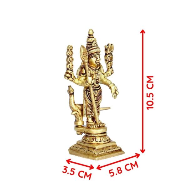 Murugan Valli Deivanai Statue For Pooja Room