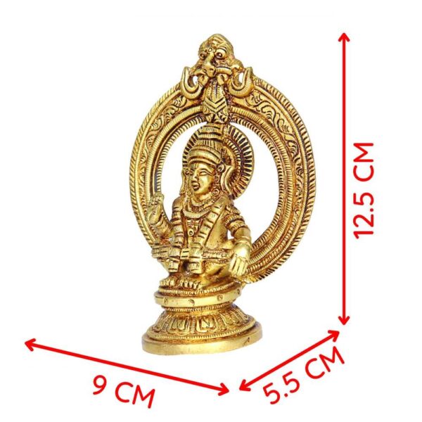 Ayyappa God Idol With Thiruvachi