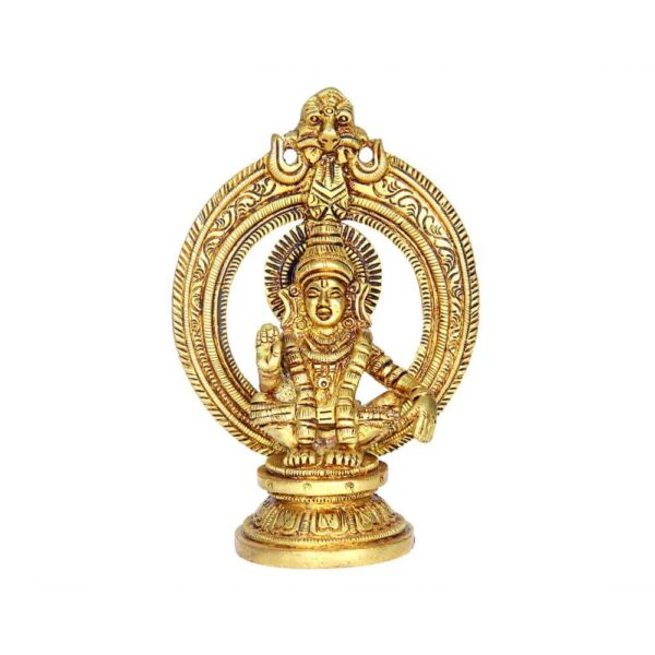 Ayyappa Idol Brass With Thiruvachi