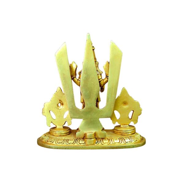 Lord Venkateswara Idol Brass with Shankh Chakra Stand