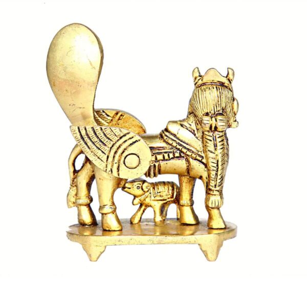 Kamadhenu Brass Idol For Pooja