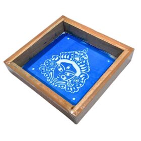 Maa Durga Face Easy Rangoli Stencil Wooden