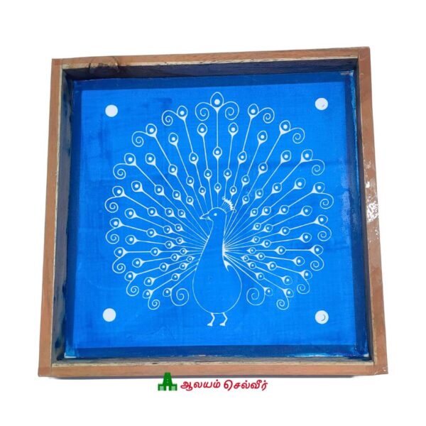 Peacock Wooden Rangoli Stencil