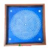 Sahasradala Padma Kolam Wooden Stencil 10 Inches