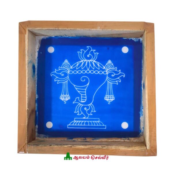 Shankh Kolam Rangoli Stencil 5 Inches