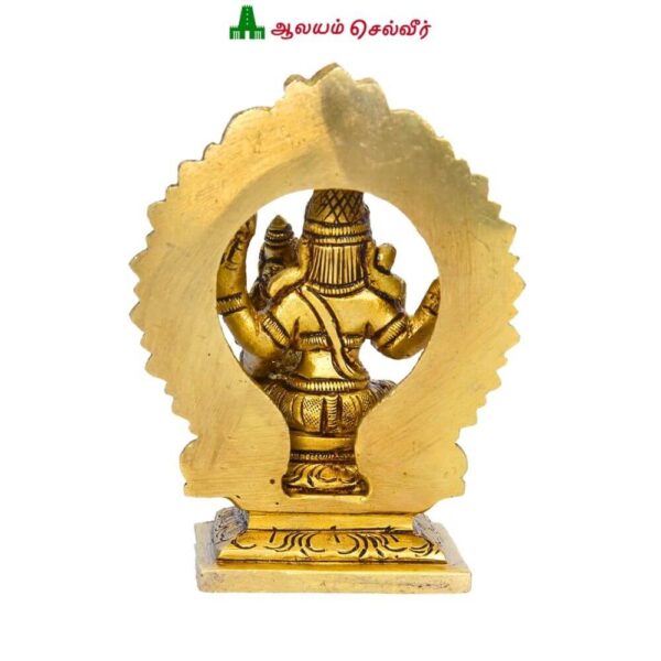 Small Sorna Akarshana Bhairavar Statue With Thiruvachi