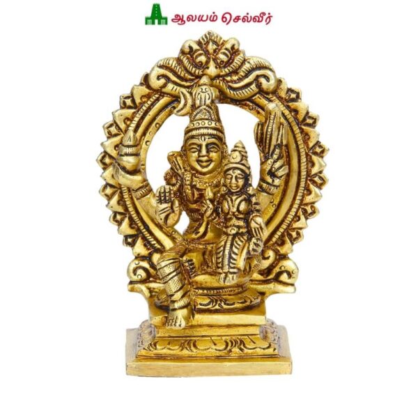 Swarna Akarshana Bhairava Statue Small With Thiruvachi