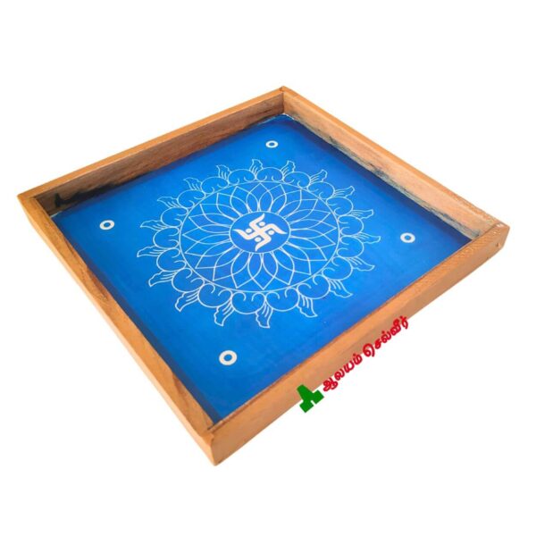 Swastik Padi Kolam Rangoli Stencil 10 Inch