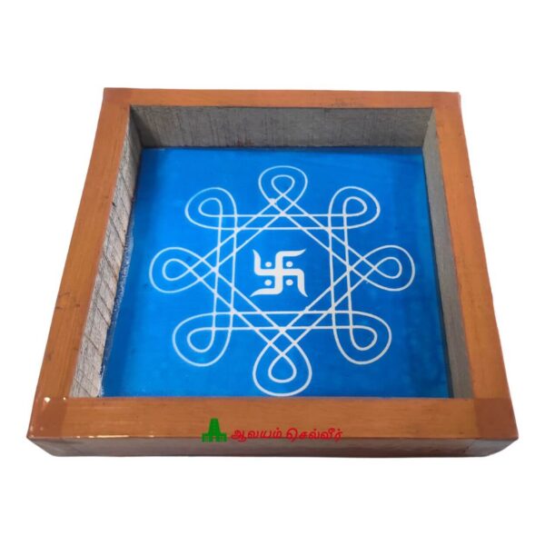 Swastik Rangoli Stencil Template 5 Inches