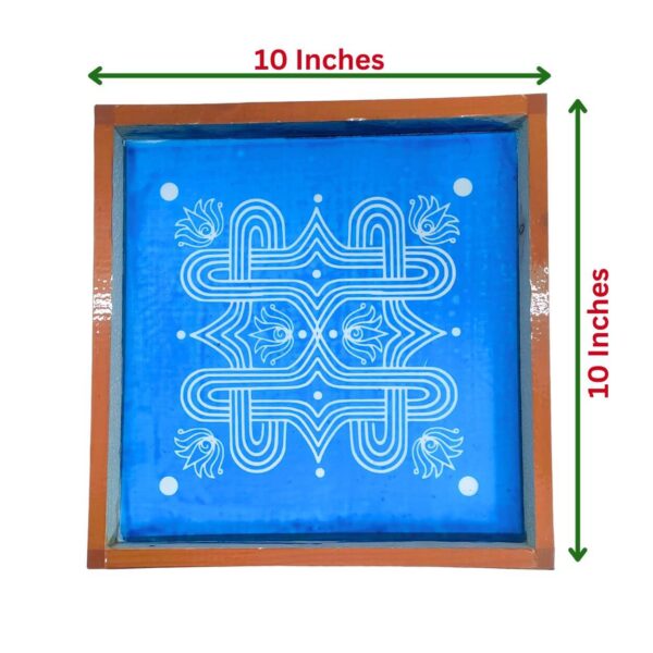 Padi Kolam Rangoli Stencil Model 4 10 Inches