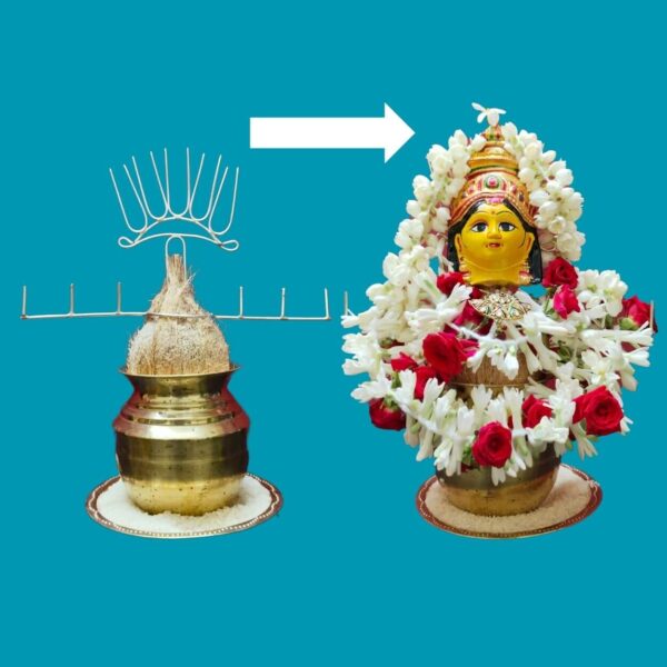 Varalakshmi Pooja Kalasam Flower Stand Stick