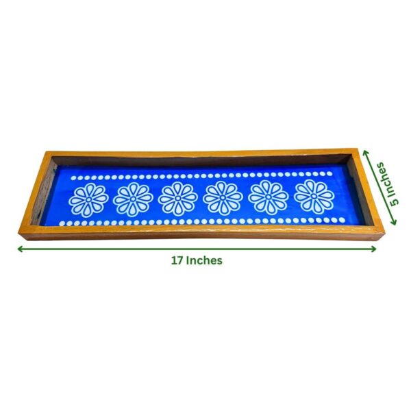 Flower Border Instant Rangoli Stencil 17 Inch