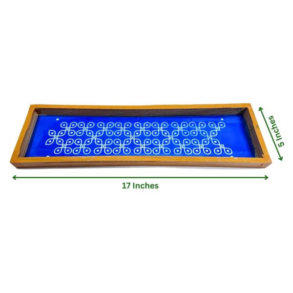 Kambi Kolam Border Model 2 Instant Rangoli Stencil 17 Inches